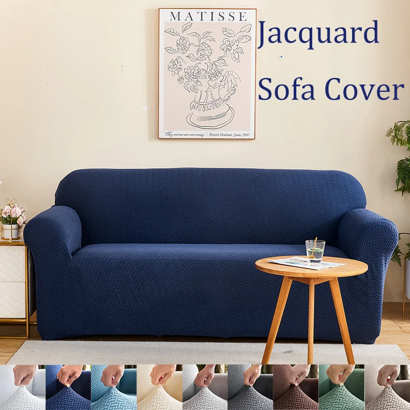 

Jacquard Tartan Stretch Sofa Cover For Living Room Washable Sofa Covers Removable Couch Covers Sofas Slipcover For Home Hotel