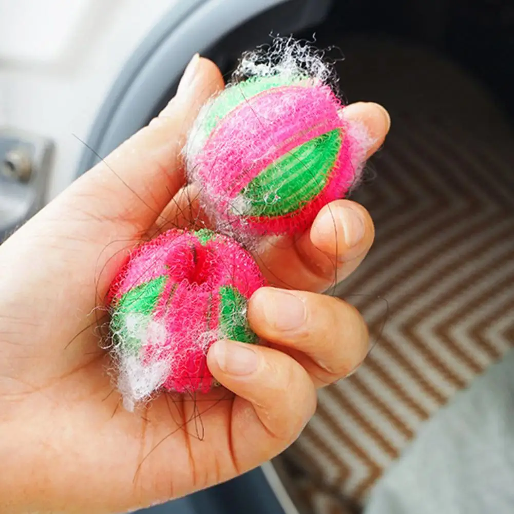 2Pcs Clothes Laundry Balls Reusable Effective Multipurpose Remove Hair Plastic Washing Machine Lint Remover Balls Hair Catchers laundry ball,laundry hair catcher