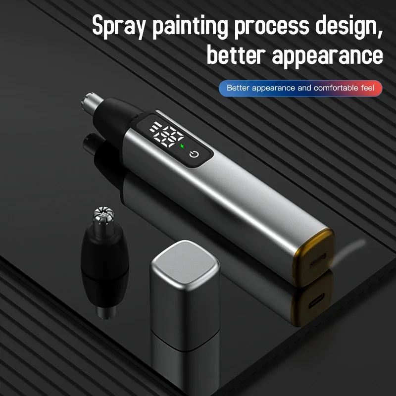 Electric Nose Hair Clipper Rechargeable Automatic  Hair Trimmer Mini Portable Washable Painless Nose Hair Trimmers For Men Women