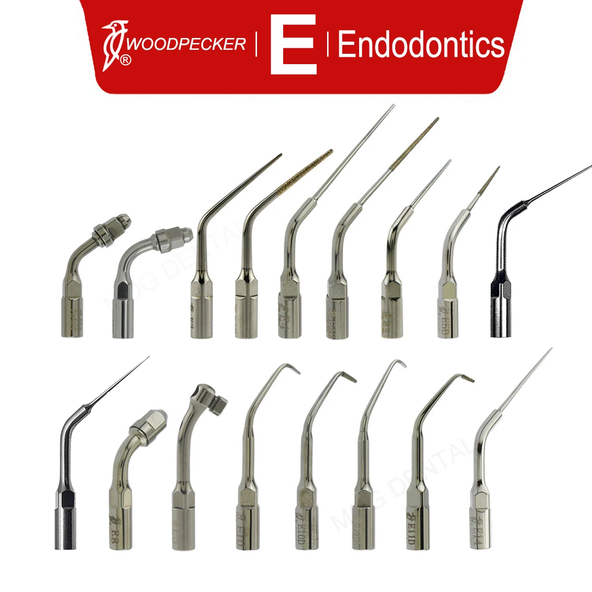 

Woodpecker Dental Ultrasonic Perio Scaler Tips Dentist Tools Root Canal Endodontics E-Series Fit EMS UDS Scaler Handpiece