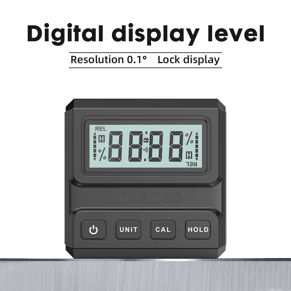 Digital Protractor 4*90&deg; Electronic Inclinometer With Magnetic Base Goniometer Angle Bevel Tester Woodworking Tools