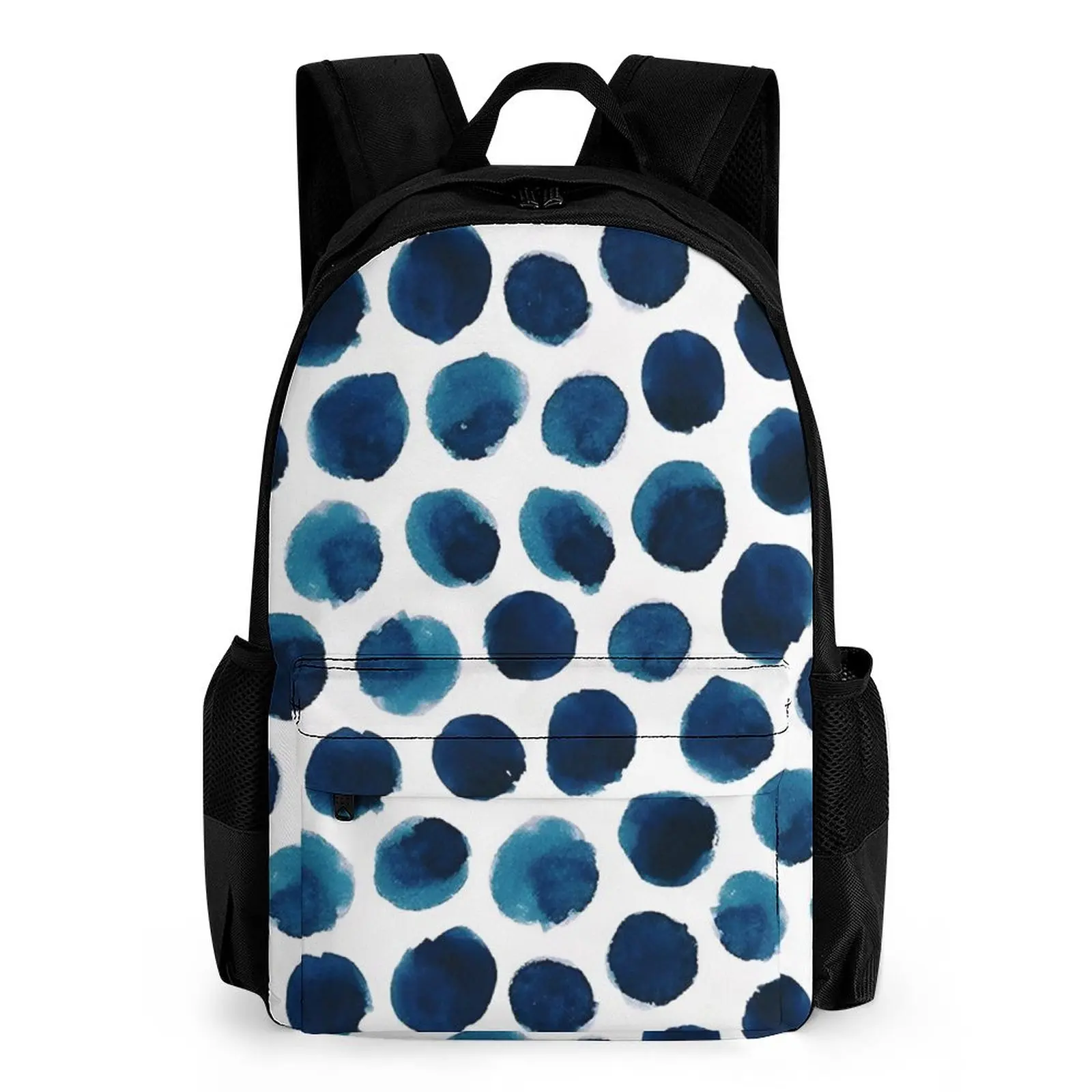 

Pok Dot Art Decor Backpack Multifunctional Shoulders Bag Adjustable Shoulder Strap Schoolbag Large Capacity Travel Bag