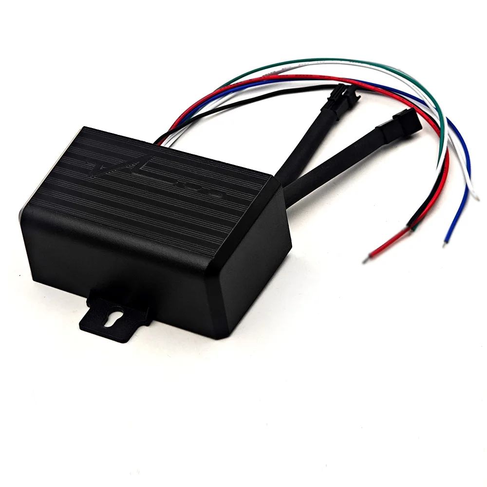 자동차 흐름등 방향지시등 WS2815 테일라이트 개조, 다채로운 LED 스트립 컨트롤러 12V, 켜질 때 환영등