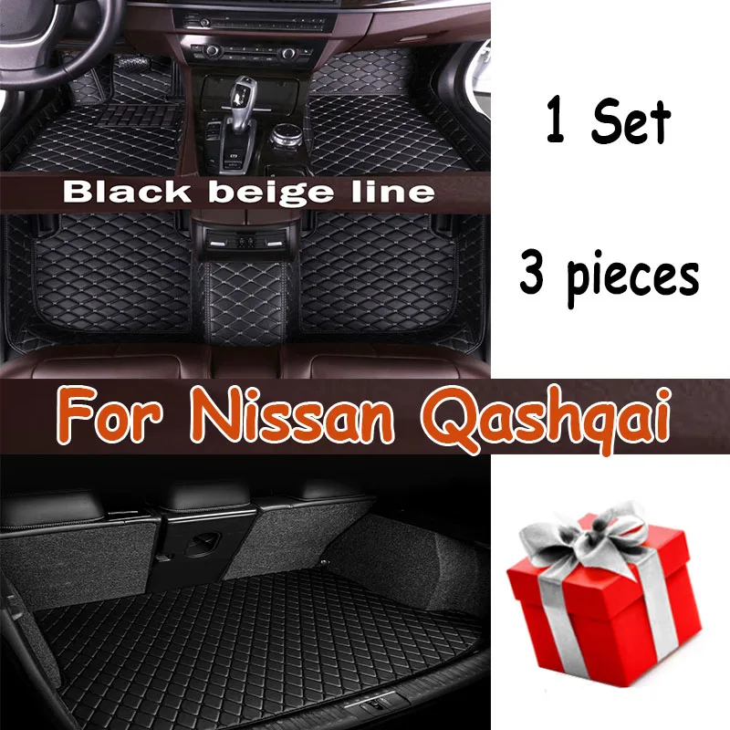 

Car Floor Mats For Nissan Qashqai 2008 2009 2010 2011 2012 2013 2014 2015 Custom Foot Pads Carpet Cover Interior Accessories