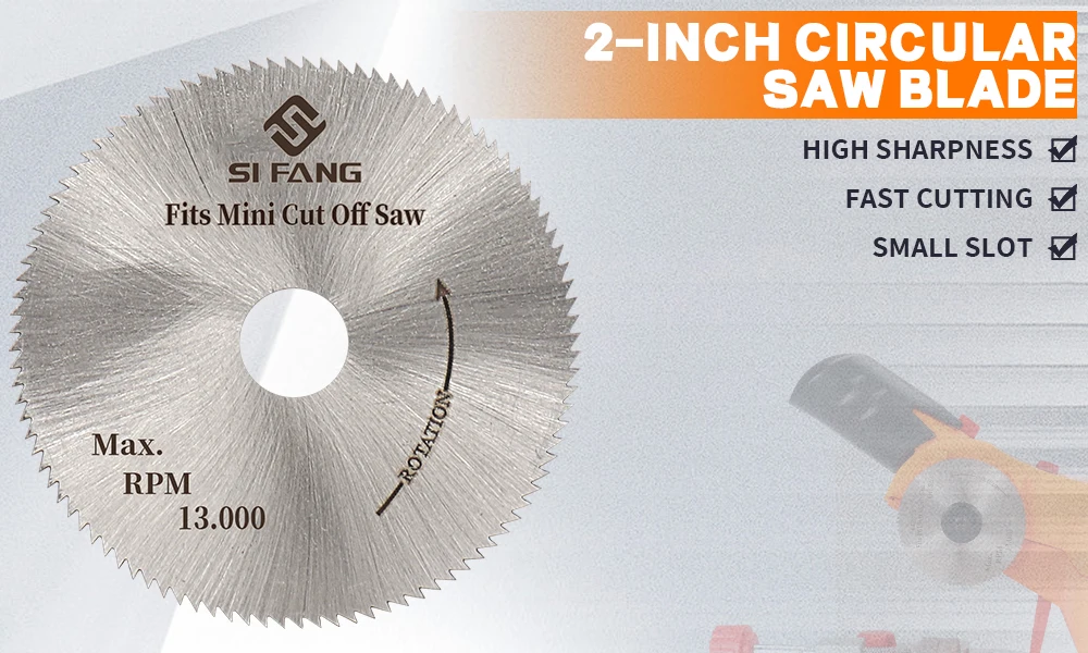5PCS Mini Kreissäge Klinge 50mm HSS High-speed Stahl Rad Scheiben 10mm Blende für holz Aluminium Metall Platte Schneiden Werkzeug – Detail 1