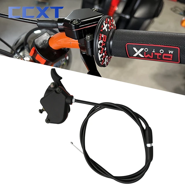 Motorcycle ATV 22mm Throttle Lever Thumb Controller Accelerator Throttle  Cable Assembly For 50cc-150cc Quad Dirt Bike Universal - AliExpress