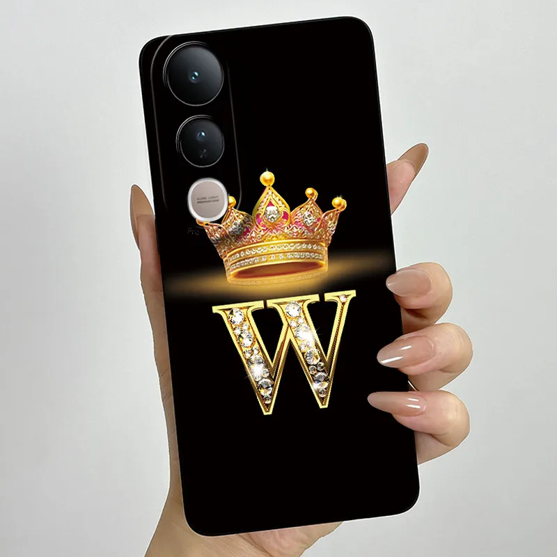Luxury Letters Silicone Soft Phone Case with Camera Protection - Elegant Back Cover