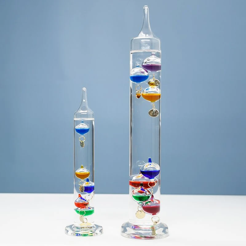 Creative Galileo Colored Ball Physical Thermometer Office Living Room