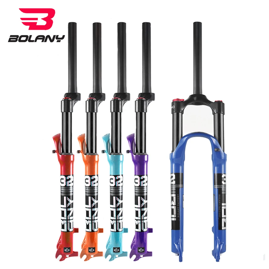 

Bolany MTB 27.5 29 inch Bicycle Air pressure Suspension Fork Magnesium Alloy Locked 120mm Manual Remote Shock absorption fork