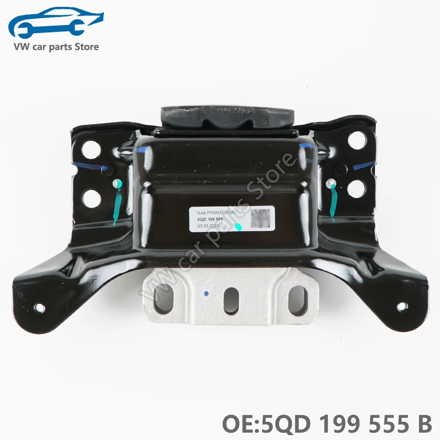 5Q0199555R Quality Transmission Gearbox Mounting Left Support Mount Foot Glue For MQB Golf MK7 Passat B8 Audi A3 5Q0 199 555 B