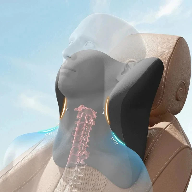 دعم مسند رأس أسفل الظهر لمقعد السيارة ، وسادة رقبة خصر إسفنجية ميموري فوم ، دعامة ظهر للسفر ، إكسسوارات داخلية للسيارة ، جديدة