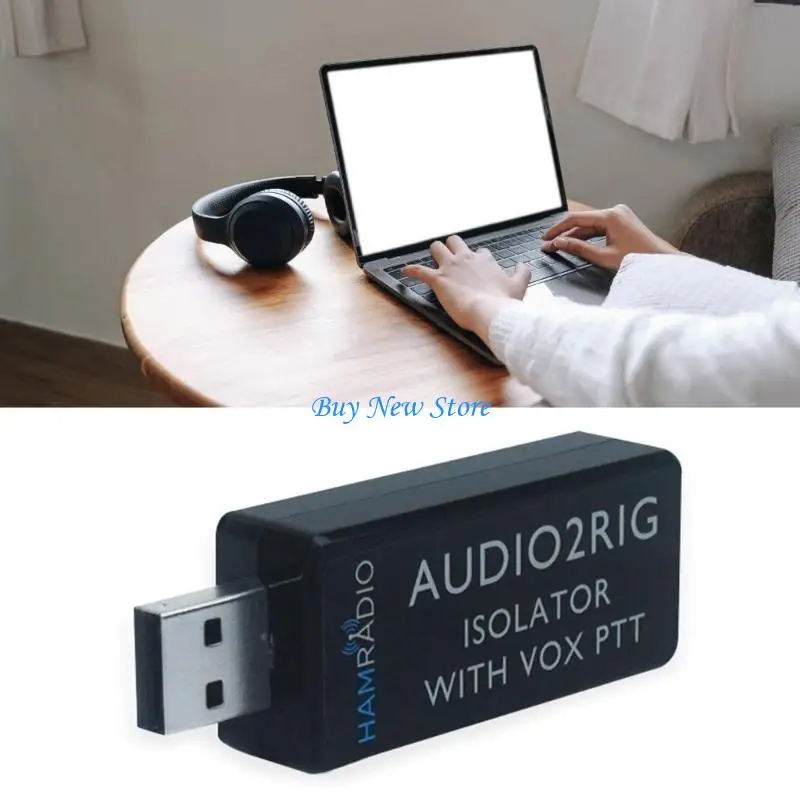 20CE 컴퓨터 사운드 카드 AUDIO2RIG ISOLATOR 통합 3.5mm 청각 강화용