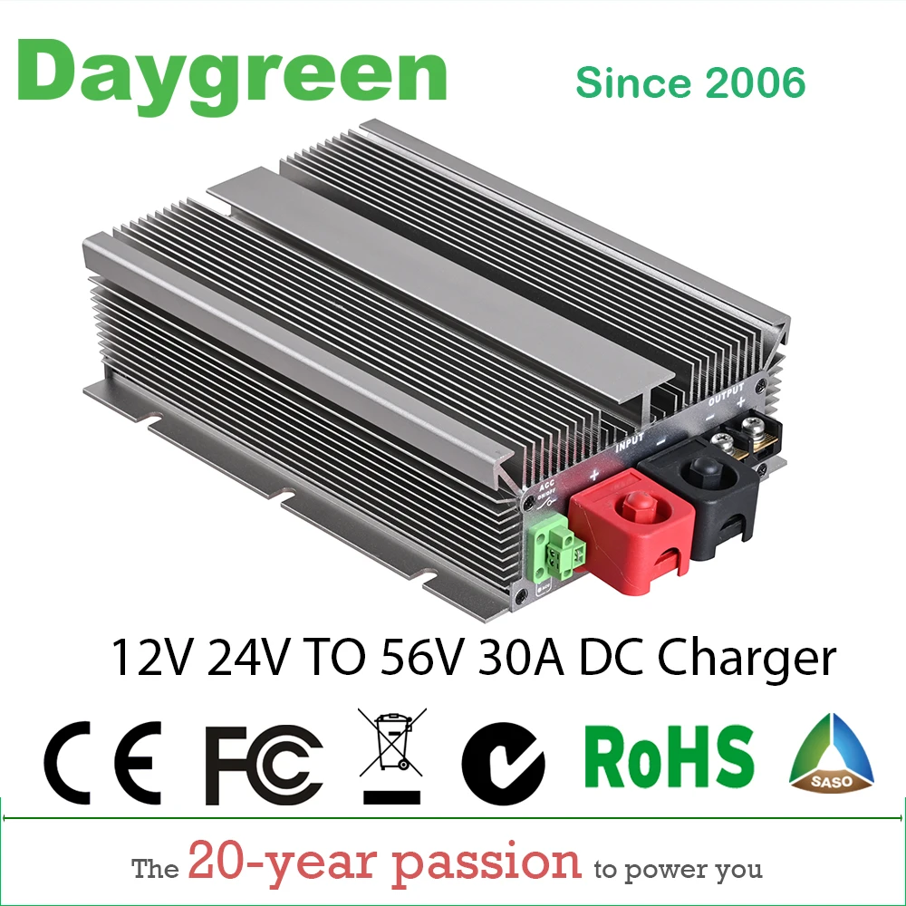 12V/24V to 14.5V 3A DC DC Step Up Converter Lithium / Lead-acid Charge –  Daygreen