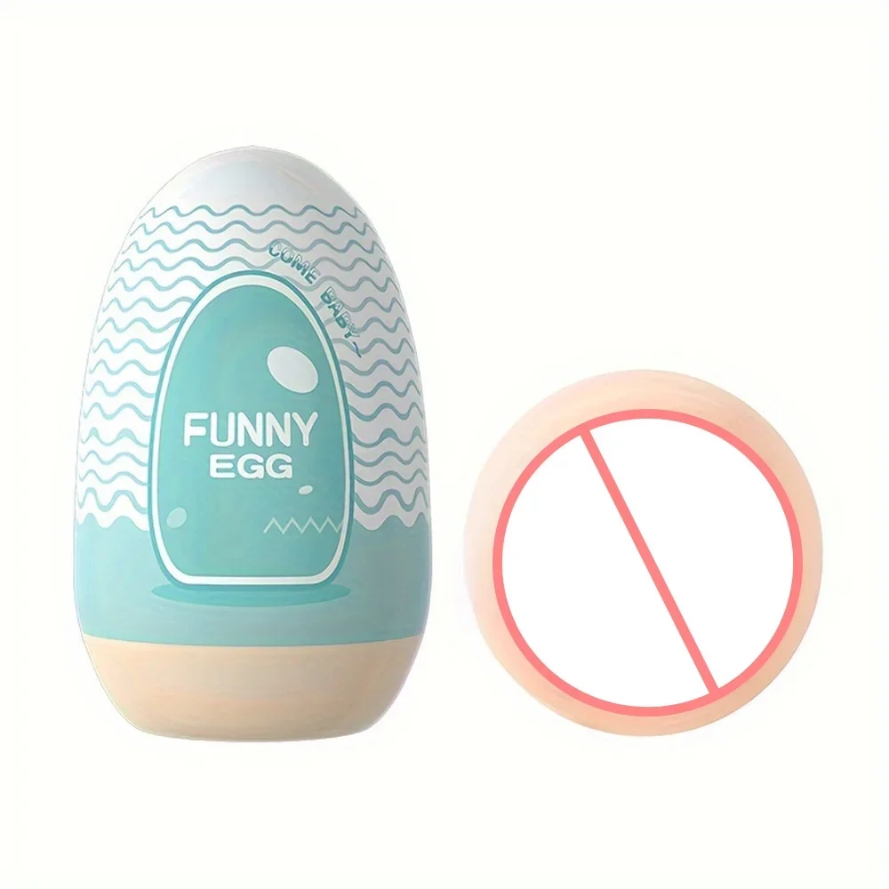Mini Portable Masturbation Egg Cup Realistic Vagina Beginner Soft Masturbation Cup Penis Massager Stimulator Sex Toys for Man