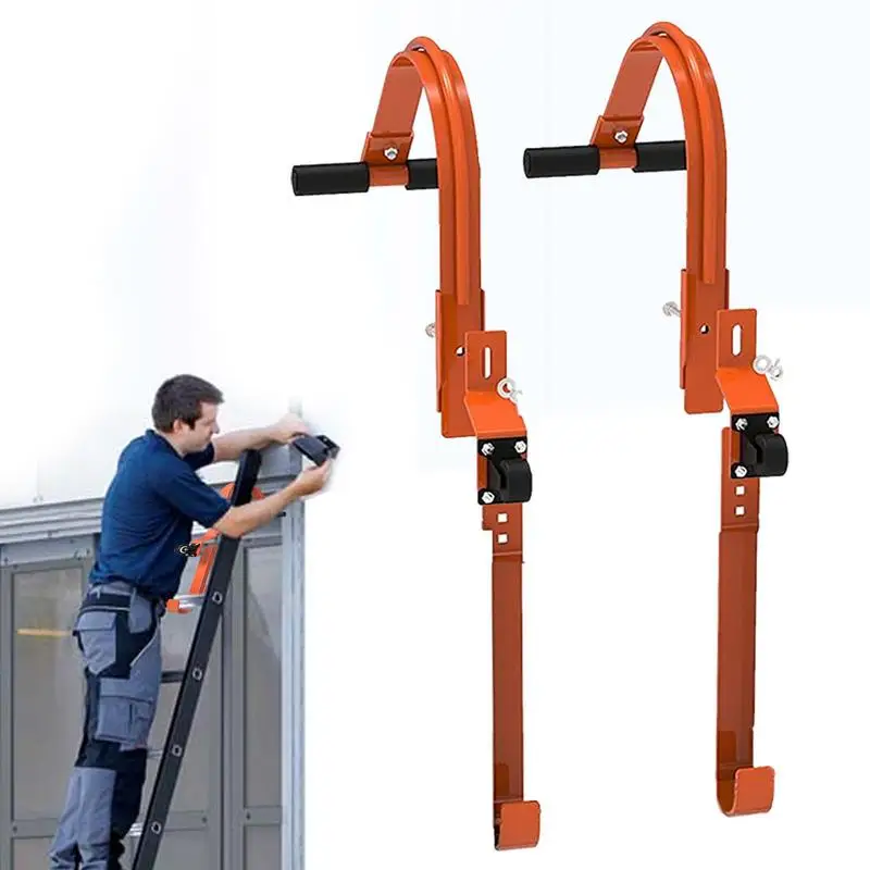 Ladder Dak Haak Stalen Ladder Haak Met Wiel Dak Ridge Extension 2 Pcs