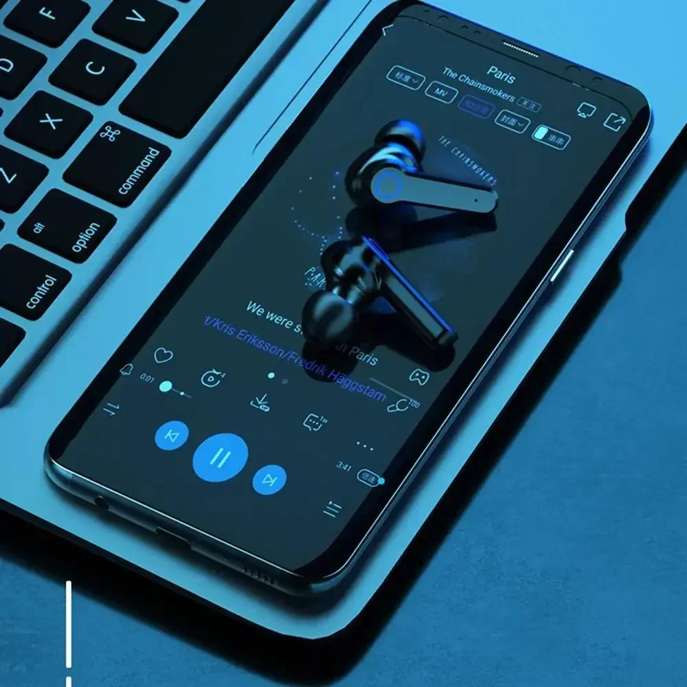 Wireless Tws Gaming Headset Noise Cancelling Touch In Ear