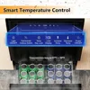 24 Inch Under Counter Dual Drawer Beverage Fridge, Weather Proof Outdoor Beverage Refrigerator for Patio 4