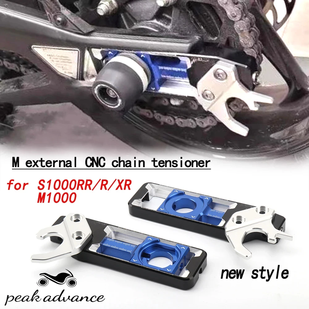 

For BMW M1000R M 1000 R S1000R S1000RR S1000XR S1000 XR RR R Pair Motorcycle Rear Chain Tensioner Adjuster Blockers