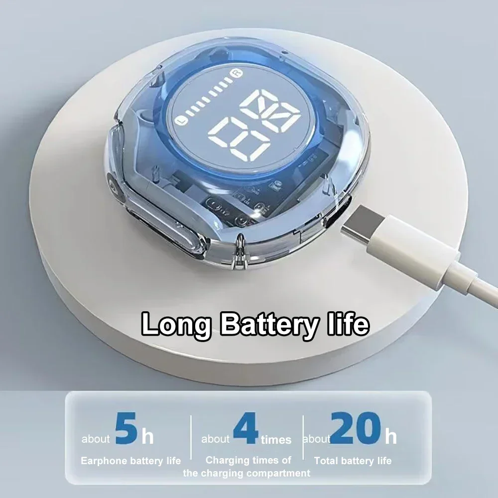 TWS Wireless Bluetooth Headset Wireless Bluetooth Headphones LED Power Digital Display Wireless Earphones_voghion.com