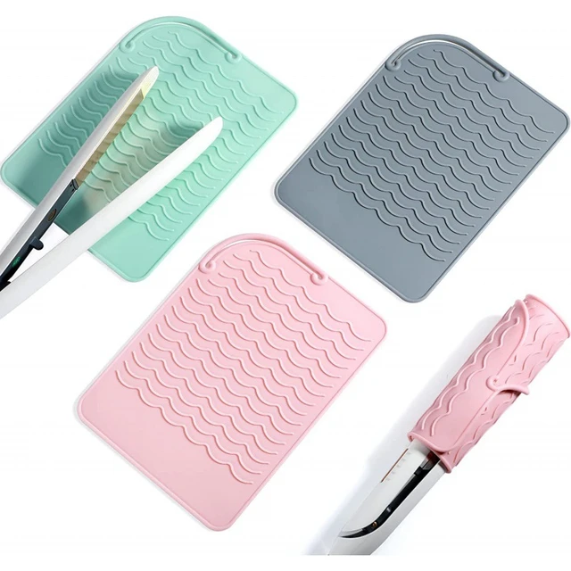 Silicone Heat Resistant Mat for Hair Straightener Flat Iron Professional  Styling Tool Anti-heat Mats Travel Hair Styling Tools - AliExpress