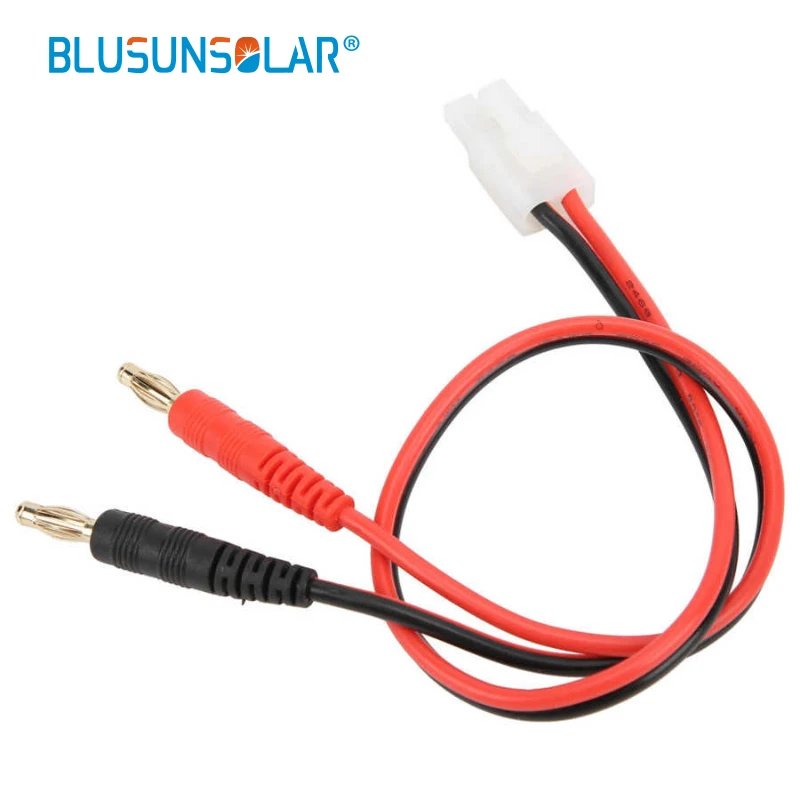 

50pcs 15cm RC Connector Cable 14AWG Tamiya Male Plug to 4.0mm Banana Plug Charging Cable For Lipo Battery Drone Aircraft Model