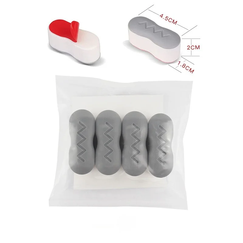 Coussin de siège de toilette anti-alde universel, pack de coussinets en caoutchouc, pare-chocs d'arrêt blanc, amortisseur, 4 pièces, 8 pièces, 12 pièces