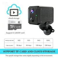 Caméra de surveillance IP domestique 5MP améliorée, double usage 4G SIM et WiFi, détection PIR, audio bidirectionnel, mini moniteur de sécurité pour bébé 5