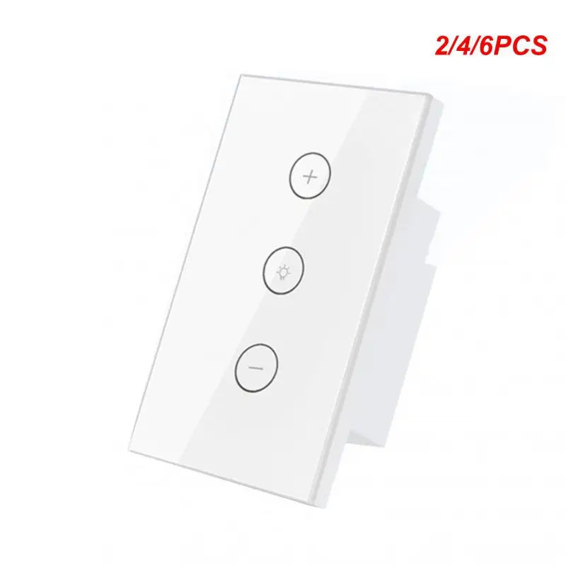 

2/4/6PCS Infinite Dimming Switch Wireless Tuya Smart Timing Us Standard Work With Home Alexa Smart Home