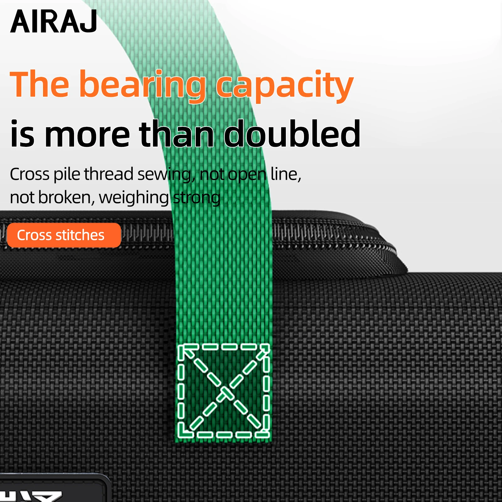 AIRAJ Tool Bag Oxford Cloth Portable StorageBag, Professional Electrician and Carpenter Repair, Home Storage Double Deck HandBag 6