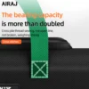 AIRAJ Tool Bag Oxford Cloth Portable StorageBag, Professional Electrician and Carpenter Repair, Home Storage Double Deck HandBag 6