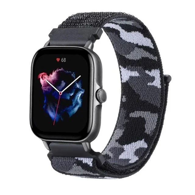 Nylon Loop Smartwatch Band - Adjustable Strap in 20mm/22mm Sizes