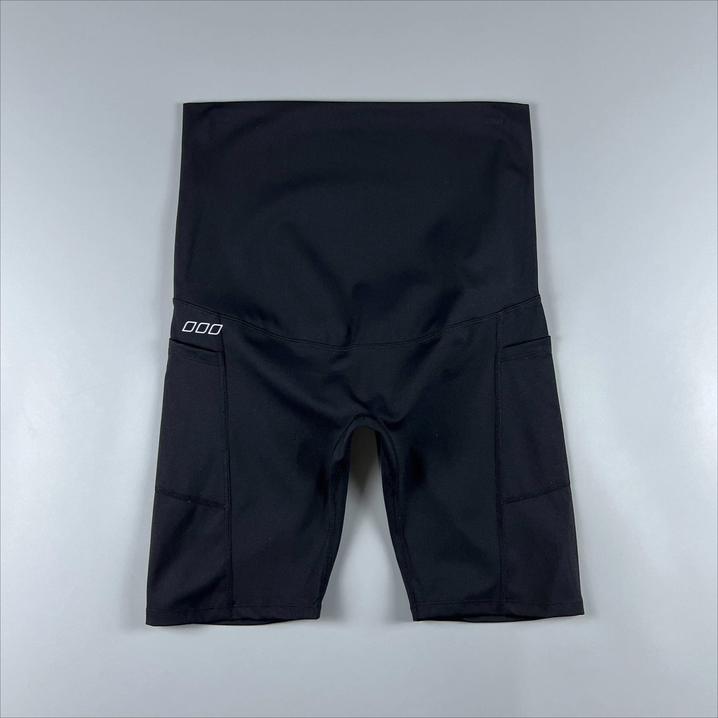 Pregnant Women Nude Feeling Super High Waist Pregnant Women Belly Yoga Fitness Shorts Women, Breathable Running Fitness Pants -