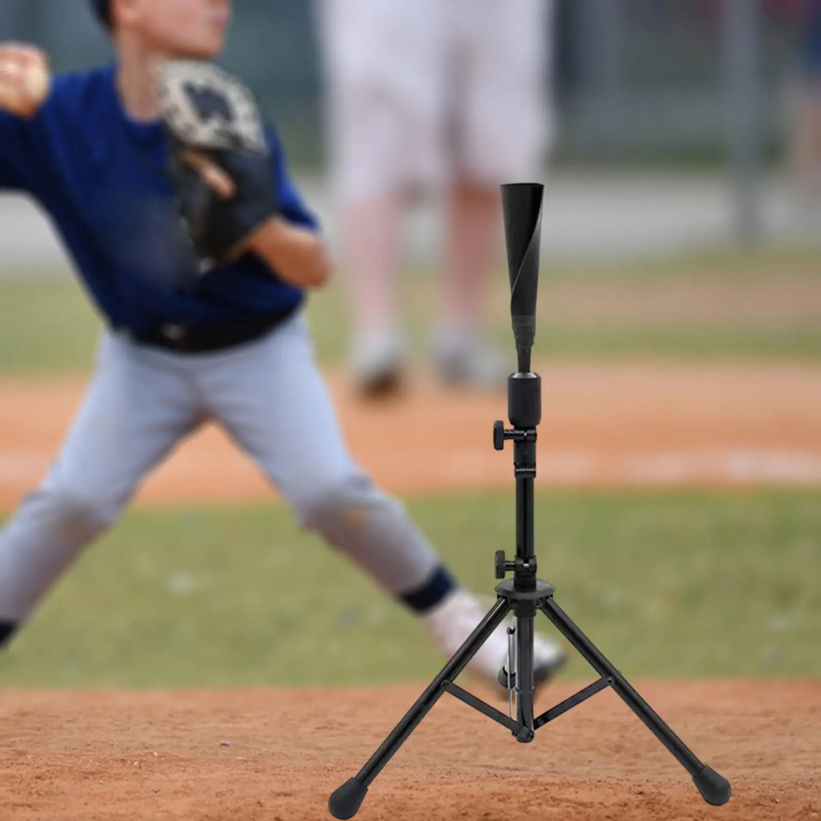 BaseballBattingTeeTrainingAidHeavyDutyTeeballHittingTeeStand