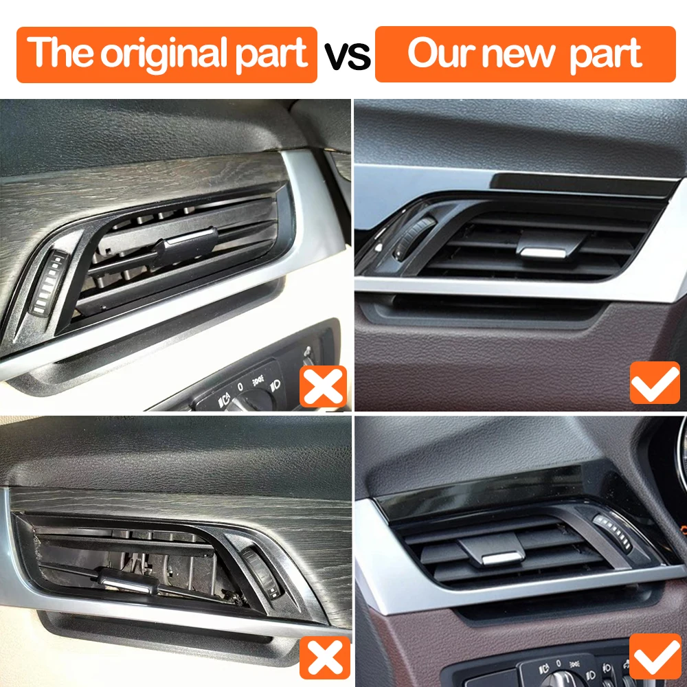 Pair Front Kidney Grille Grill Gloss Black For BMW Z4 E85 Convertible 03-08 SU - Foto 11