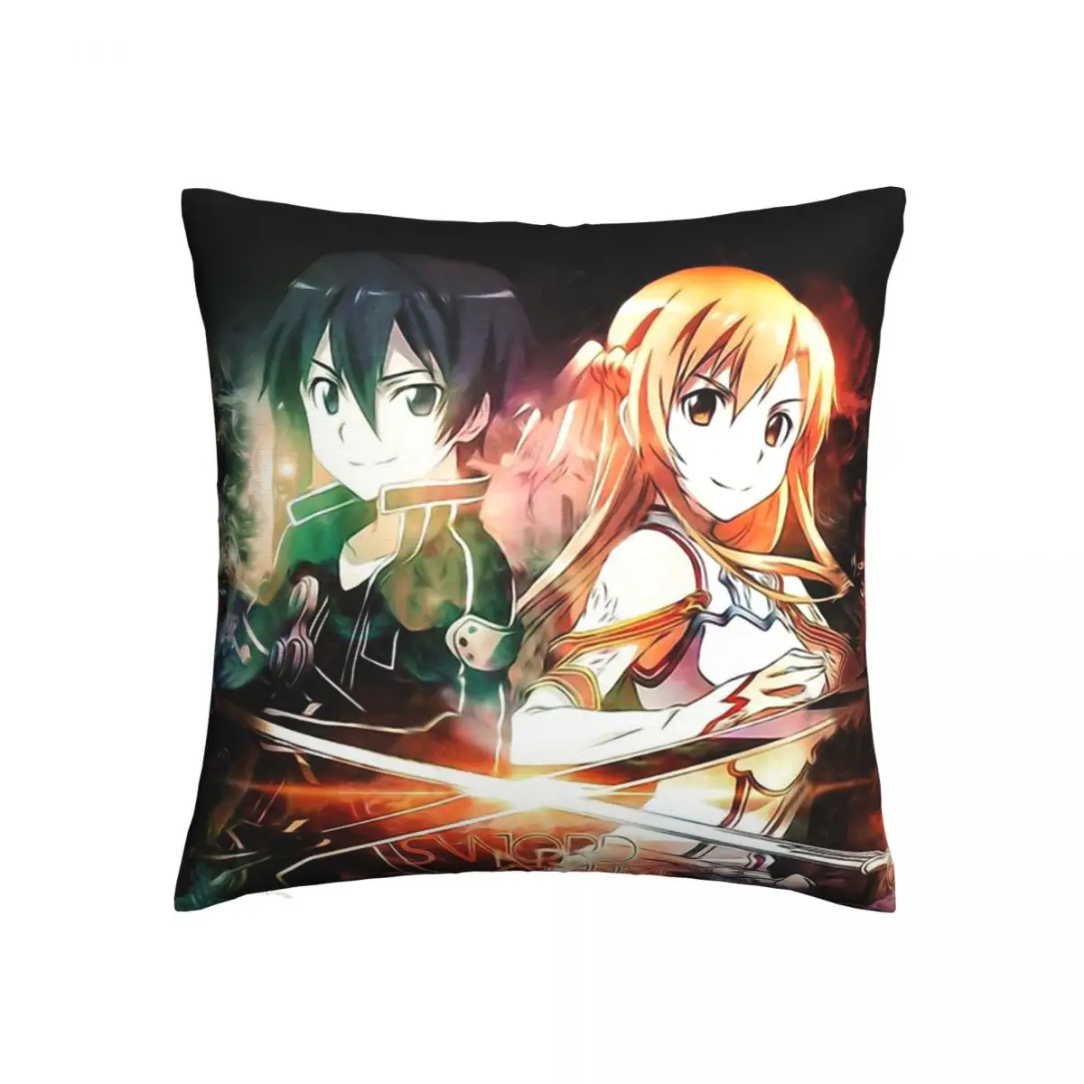 Love чехол для подушки из полиэстера Sword Art Online Kirigaya Kazuto Yuuki Asuna стул спальни