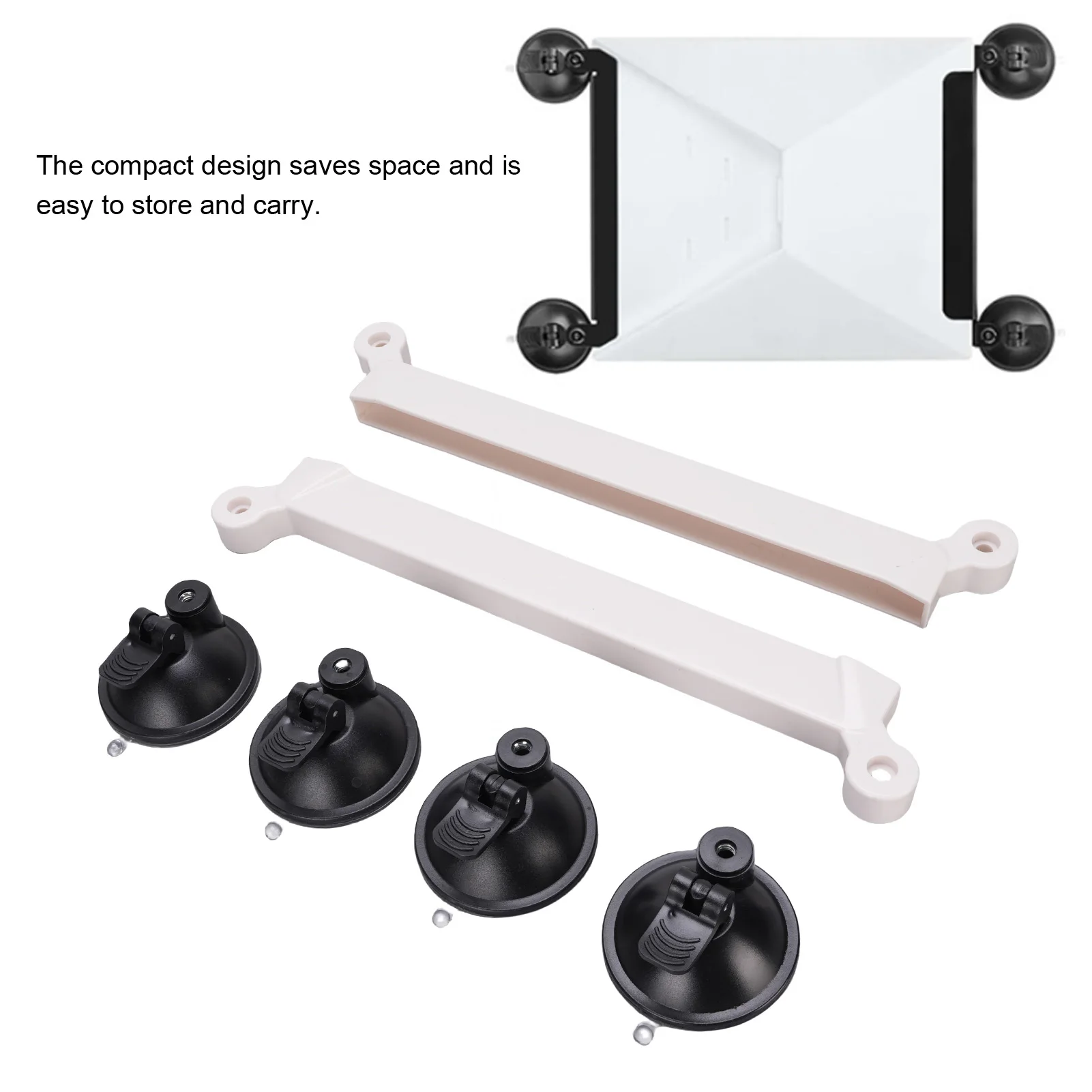 Satellite Car Suction Cup Bracket Stable Sturdy Easy Install 12.01in Satellite Car Suction Cup Mount Weatherproof for Sunroofs