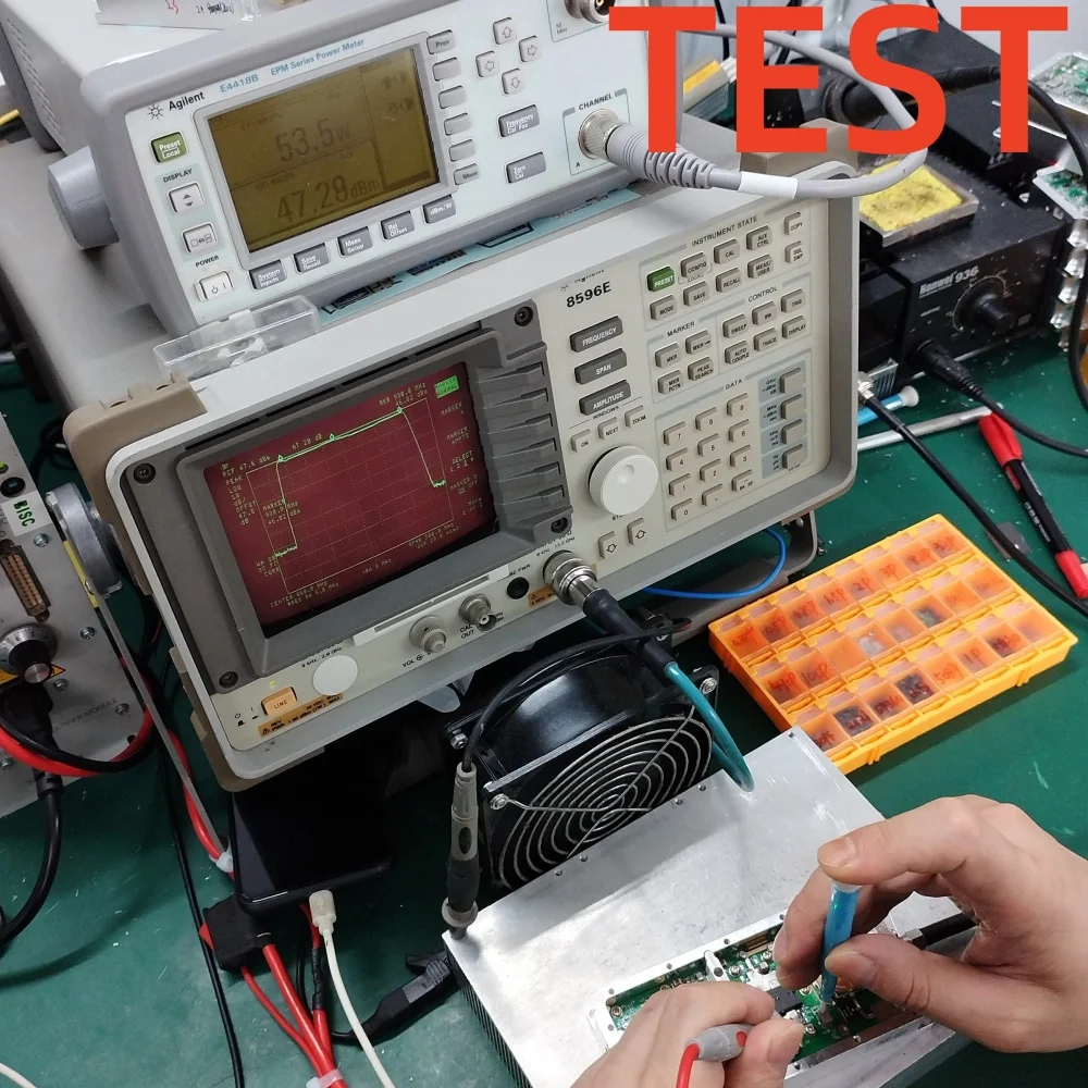 UAV Module LDMOS RF Power Amplifier Gain 50W Frequency 950-1050MHz 1.5GHz 2.4GHz Drone Module SMA for UAV Protect Area System