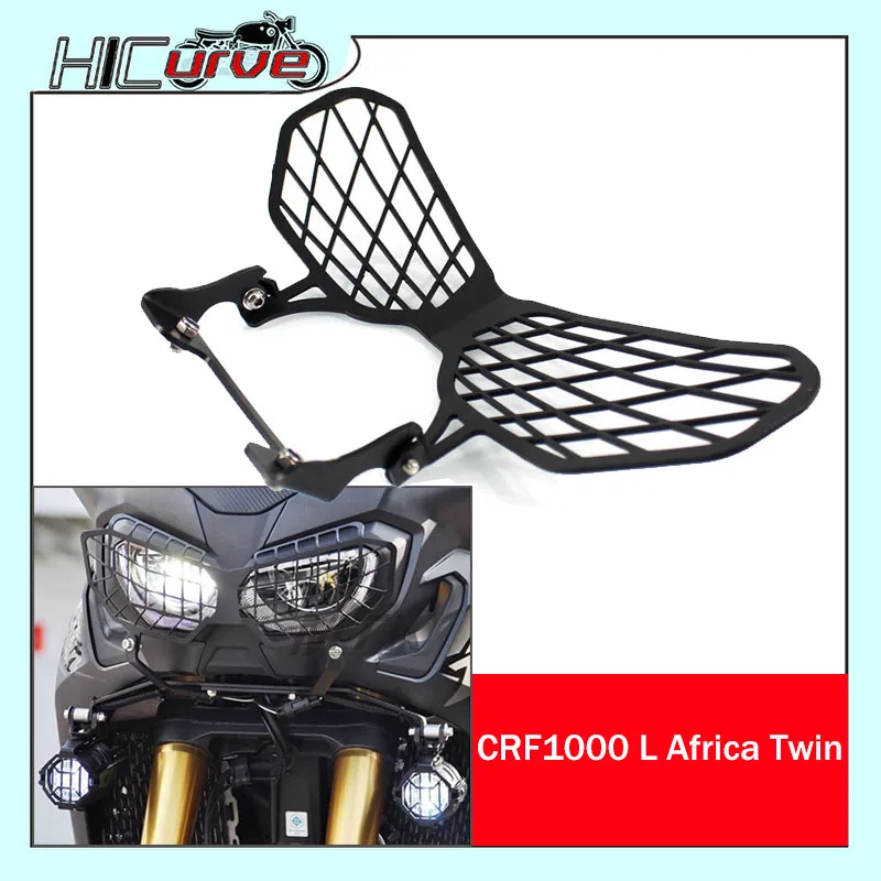 

For HONDA CRF1000L CRF 1000L CRF1000 L Africa Twin 2016-2019 Motorcycle Headlight Protector Grille Guard Cover Protection Grill