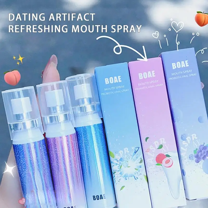Bad Breath Mouth Spray 0.57fl.oz Bad Breath Freshener Clean Odor Mouth Spray Removal Oral Care Refreshing mouth freshener spray