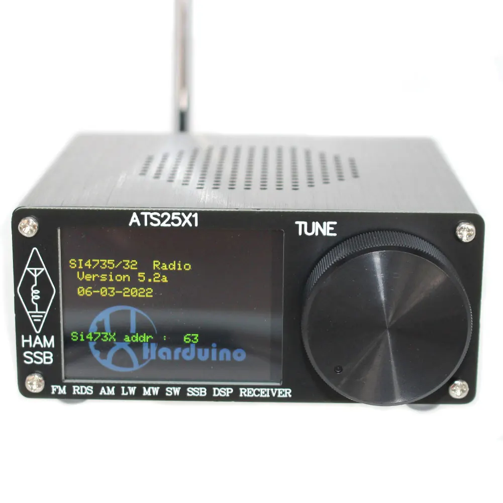 

ATS25X1 Full-Band DSP Radio Receiver FM/LW/MW/SSB Receiver Si4732 Chip Portable FM Radio 2.4inch Touch Screen Built in Battery