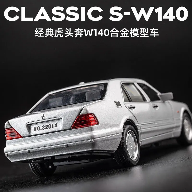 Auto Pressofusa Mercedes W140 S320 SEL Street Edition Scala 1:24 – Luci E Suoni – Regalo Bambino