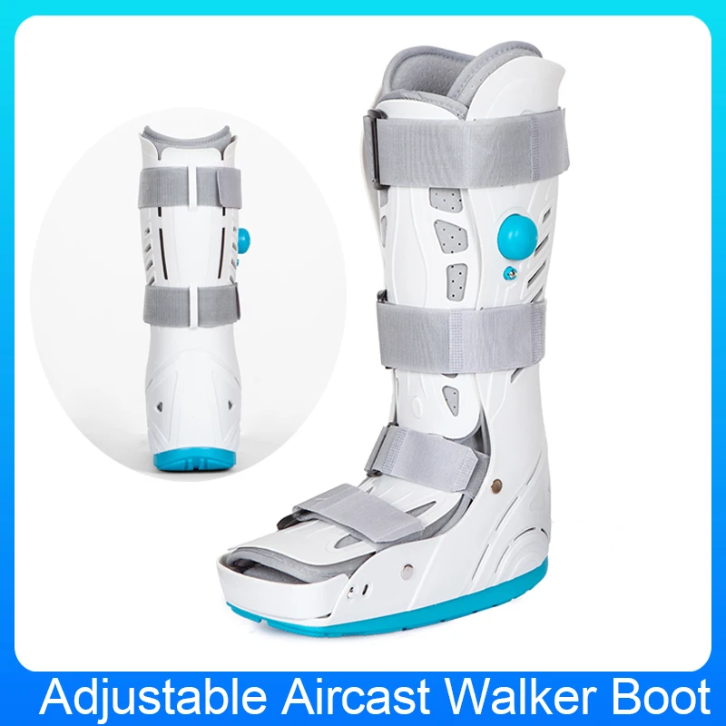 

GHORTHOUD Medical Aircast Walker Boot Inflatable Ankle Protective Fracture Boot For Forefoot Or Midfoot Injury Left Right Foot