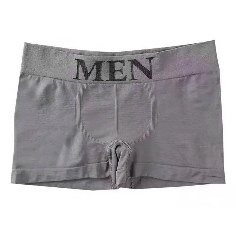 

Men Boxers Seamless Breathable Underpants with U Convex Design Moisture-wicking Technology Underwear
