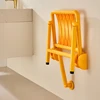 Sitting Folding Bathroom Stool Unique Quality Nordic Folding Shower Chair Wall Mounted Folding Silla Ducha Bathroom Furniture 1