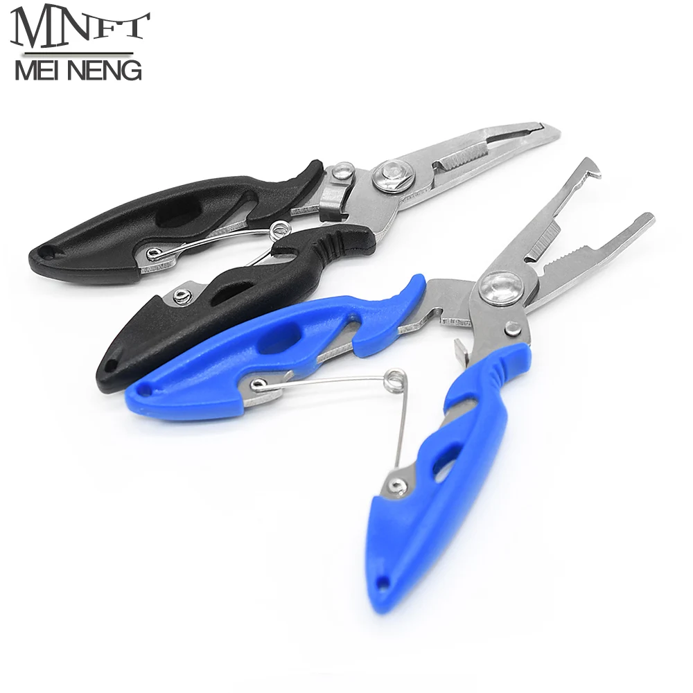 MNFT 1PCS Fishing Pliers Multi-function Scissors, Fish Hook Remover&Line  Scissors, Braided Line Cutters, Split Ring Opener Tool