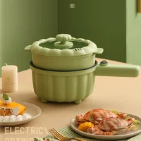 2L Smart Electric Pot Multifunctional Electric Cooking Pot Non-stick Frying Pan Dormitory Electric Hot Pot One-button Operation 2