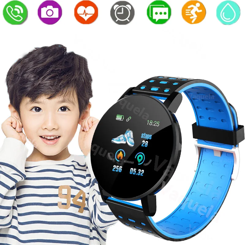 Children's Sports Smart Watch Led Digital Clock Waterproof Smartwatch Kids Heart Rate Monitor Fitness Tracker Watch relojes цена и фото