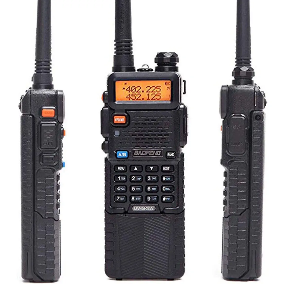 Baofeng UV-5R 8W 3800mAh Walkie Talkie Tri Power Long Range Type-C Charger UHF VHF Handheld Transceiver Ham Two Way Radio 2
