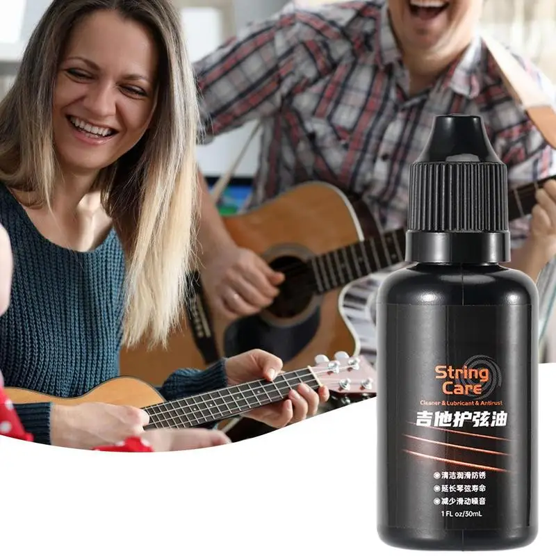 Guitar Fretboard Lubrication Oil String Cleaner For Bass Viola