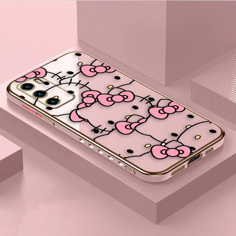 thumbnail image 1 of Pink Art Hello Kitty Cat Cover Smooth E-TPU Phone Case Huawei MATE 20 20X 30 40 P20 P30 P40 LITE MAGIC 5 PRO Y9 PRIME Case Funda, 1 of 5
